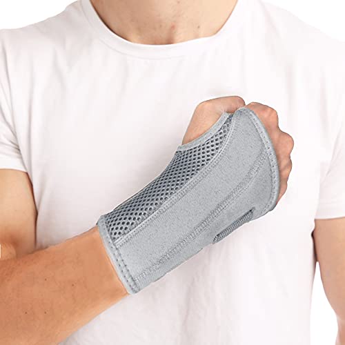 NuCamper Wrist Brace Carpal Tunnel Right Left Hand for Men Women Pain Relief, Night Wrist Sleep Supports Splints Arm Stabilizer with Compression Sleeve Adjustable Straps,for Tendonitis Arthritis from Nucamper