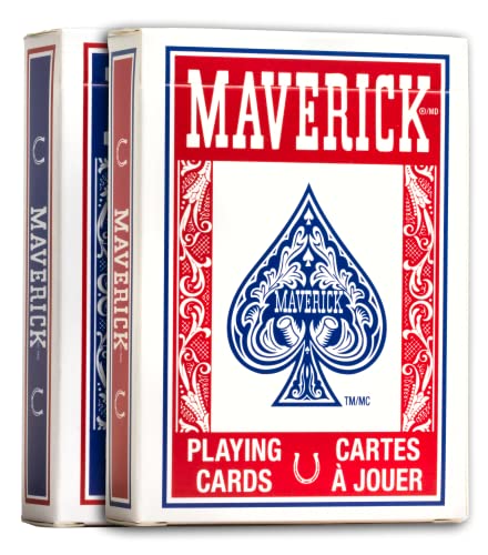 Maverick Playing Cards, Standard Index, (Pack of 12) from Maverick
