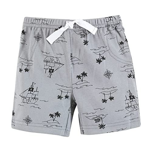 Hudson Baby Unisex Baby and Toddler Shorts Bottoms 4-Pack, Pirate, 18-24 Months from BabyVision Inc.