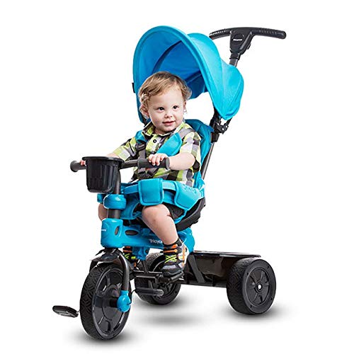 Joovy Tricycoo 4.1 Kid's Tricycle, Push Tricycle, Toddler Trike, Blue by Joovy