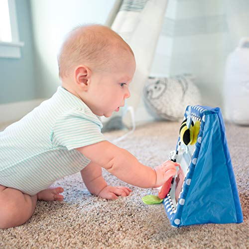 Sassy Tummy Time Floor Mirror | Developmental Baby Toy | Newborn Essential for Tummy Time | Great Shower Gift from Sassy Baby, Inc.