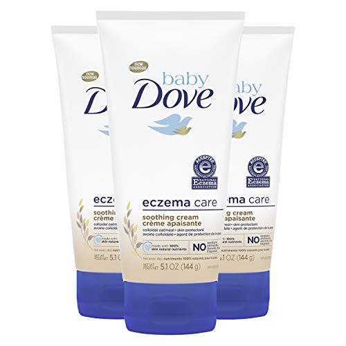 Baby Dove Soothing Cream Lotion To Soothe Delicate Skin Eczema Care No Artificial Perfume or Color, Paraben & Phthalate Free, 5.1 Oz, 3 Count from Unilever