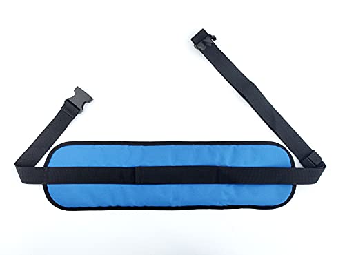Wisexplorer Medical Waist Restraint Wheelchair Seatbelt, Adjustable Wheelchair Harness Strap with Quick Release Buckle and Padded Design for Elderly Safety Care(Blue) from Wisexplorer