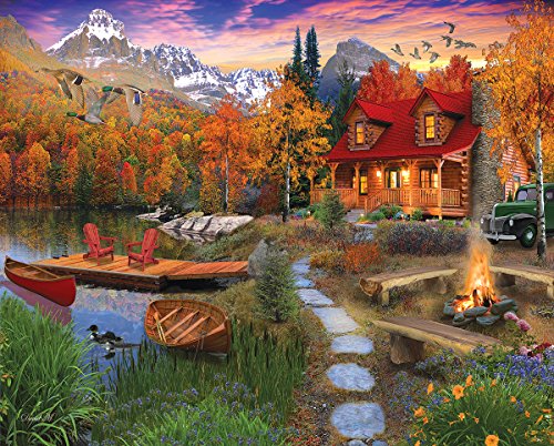 White Mountain New! Cozy Cabin - 1,000 Piece Jigsaw Puzzle by White Mountain Puzzles, Inc.