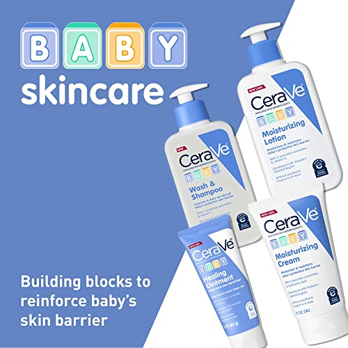 CeraVe Baby Lotion | Gentle Baby Skin Care with Hyaluronic Acid | Paraben and Fragrance Free | 8 Ounce by CeraVe Baby