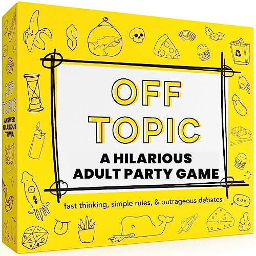 Off Topic Adult Party Game - Fun Board and Card Game for Group Game Night by Off Topic