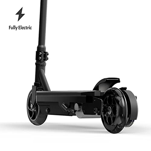 Jetson Echo Kids Electric Scooter, Black - with Chain Motor, 12V Battery, Twist Throttle, Kick to Start, for Kids Ages 8+ by Jetson Electric Bike