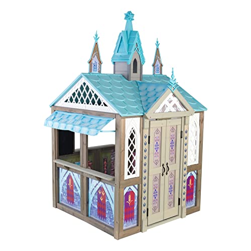 KidKraft Disney Frozen Arendelle Wooden Playhouse, Children's Outdoor Play, Gift for Ages 3-10 from KidKraft