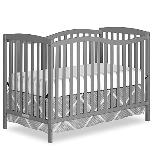 Dream On Me Chelsea 5-in-1 Convertible Crib, Storm Grey by Dream on Me