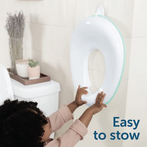 Potty Training Seat for Boys And Girls, Fits Round & Oval Toilets, Non-Slip with Splash Guard, Includes Free Storage Hook - Jool Baby by Jool Baby Products
