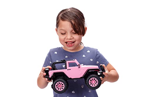 Jada Toys GIRLMAZING Big Foot Jeep R/C Vehicle (1:16 Scale), Pink by Jada Toys - US
