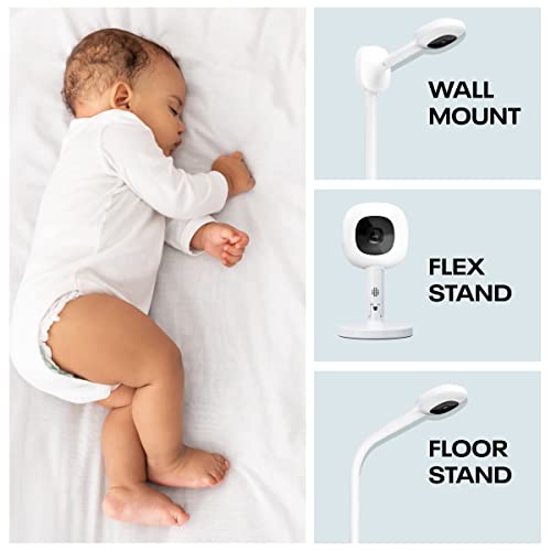 Nanit Pro Complete Baby Monitoring System Bundle â Includes 1080p Camera, Travel Multi-Stand, Smart Sheets Crib Sheet, Breathing Wear Band - Tracks Infant Sleep, Breathing Motion, and Height from Nanit