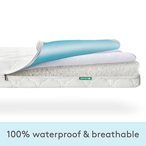 Newton Baby Crib Mattress and Toddler Bed - Waterproof - 100% Breathable Proven to Reduce Suffocation Risk, 100% Washable, Better Than Organic, 2-Stage Removable Cover - Deluxe 5.5" Thick - Grey from Newton