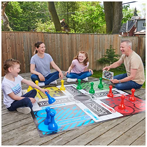 Giant Sorry! Classic Family Board Game Indoor Outdoor Retro Party Activity with Oversized Gameboard & Pieces, for Kids and Adults Ages 6 & up by Spin Master
