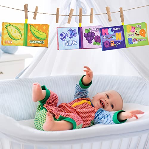 JOYIN 12 Packs My First Soft Bath Books, Nontoxic Fabric Soft Baby Cloth Books,Early Education Toys, Waterproof Baby Books for Toddler, Infants Perfect Shower Toys,Kids Bath Toys Best Gift by Joyin Inc