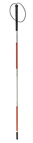 Drive Medical Deluxe Folding Blind Cane, Reflective Red from Drive Medical