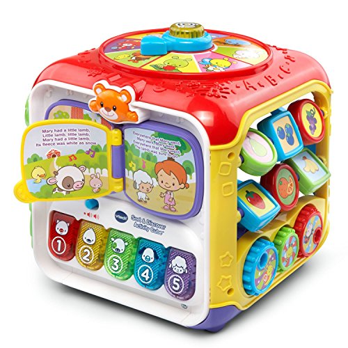 VTech Sort and Discover Activity Cube, Red by VTech