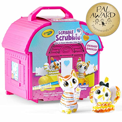 Crayola Scribble Scrubbie Pets, Backyard Playset, Toys for Girls & Boys, Gift for Kids, Age 3, 4, 5, 6 from Crayola