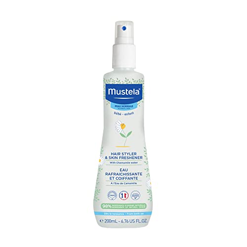 Mustela Baby Hair Styler & Skin Freshener - with Natural Avocado & Chamomile Water - Vegan & Hypoallergenic - 6.76 fl. oz. from AmazonUs/EXQEV