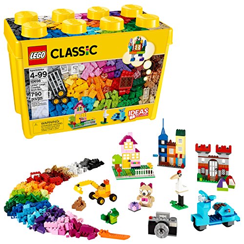 LEGO Classic Large Creative Brick Box 10698 Build Your Own Creative Toys, Kids Building Kit (790 Pieces) from LEGO
