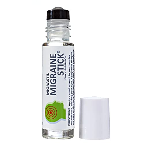 Migrastil Migraine Stick Â® Headache Relief Roll-on, Essential Oil Aromatherapy 10ml from Basic Vigor Nutraceuticals