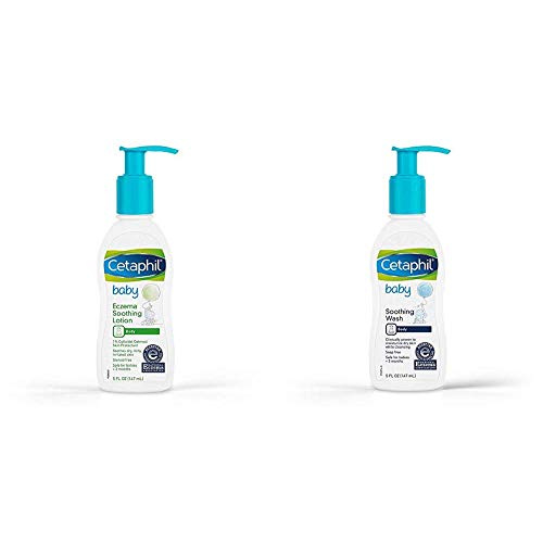 Cetaphil Baby Eczema Soothing Lotion and Baby Soothing Wash by 