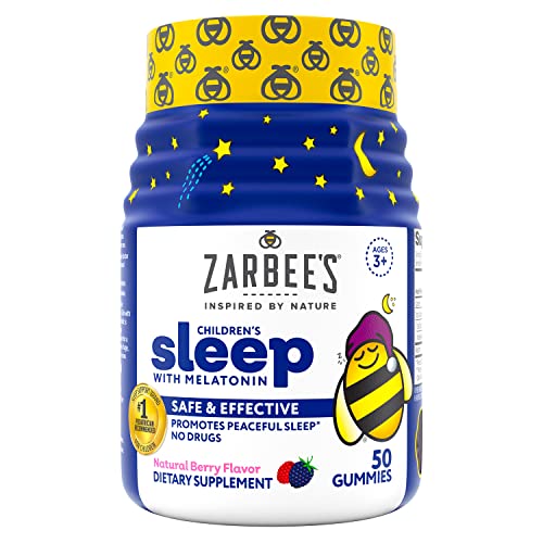 Zarbee's Naturals Sleep with Melatonin Supplement, Berry Flavored, Multi, 50 Count by ZarBee's