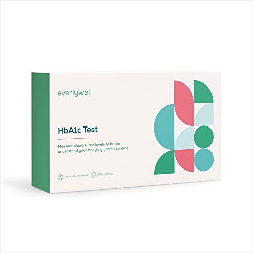 Everlywell HbA1c Test - At-Home Collection Kit Measures Hemoglobin A1c - Accurate Results from a CLIA-Certified Lab Within Days - Ages 18+ from Everly Well