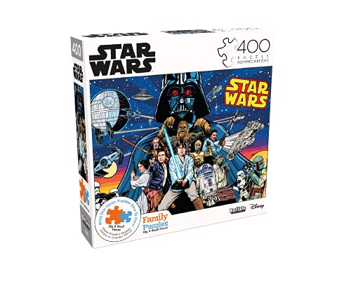 Star Wars - Comic Pinball Art - 400 Piece Jigsaw Puzzle by Buffalo Games