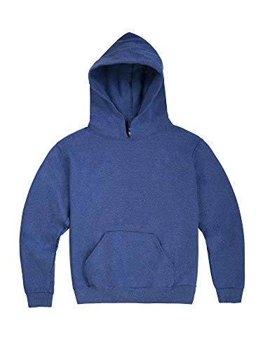 Jerzees boys Fleece Sweatshirts, Hoodies & Sweatpants Hooded Sweatshirt, Hoodie - Heather Blue, Small US by Jerzees 8-20 Apparel