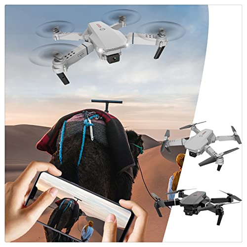 Drone With Dual 1080P HD FPV Camera Foldable Drone With Altitude Hold Headless Mode One Key Start Speed Adjustment Trajectory Flight WiFi FPV Camera by Yannianjz