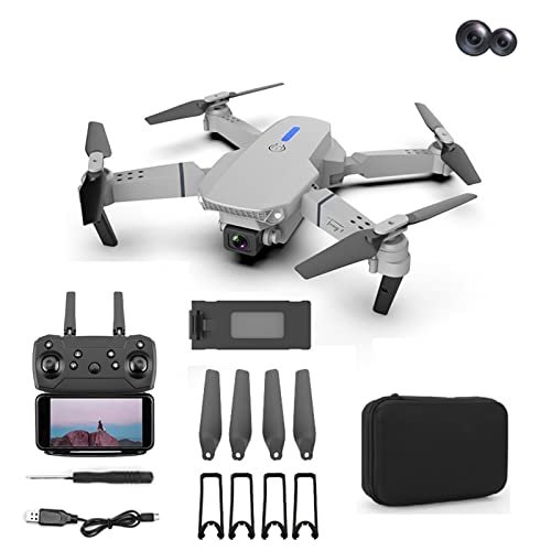 Drone With Dual 1080P HD FPV Camera Foldable Drone With Altitude Hold Headless Mode One Key Start Speed Adjustment Trajectory Flight WiFi FPV Camera by Yannianjz