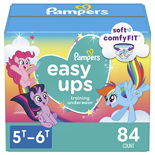 Pampers Easy Ups Training Pants Girls and Boys, 5T-6T (Size 7), 84 Count from AmazonUs/PRFY7