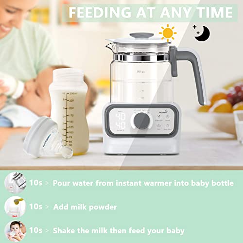Baby Instant Warmer | Bottle Warmer | Formula Dispenser | Electric Kettle with Accurate Temperature Control for Formula by GROWNSY