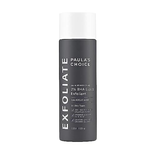 Paulas Choice--SKIN PERFECTING 2% BHA Liquid Salicylic Acid Exfoliant--Facial Exfoliant for Blackheads, Enlarged Pores, Wrinkles & Fine Lines, 4 oz Bottle from Paula's Choice