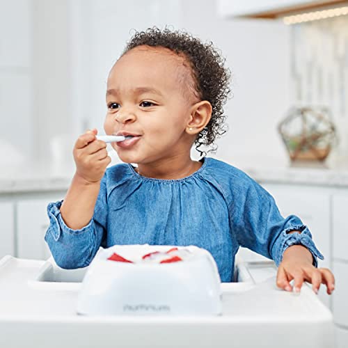 NumNum Pre-Spoon GOOtensils | Baby Spoon Set (First Stage + Second Stage) | BPA Free Silicone Self Feeding Baby + Toddler Utensil | #1 Doctor Recommended Baby Led Weaning Spoon for Kids Ages 6 Months+ from Num Num