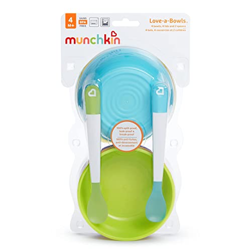 Munchkin Love-a-Bowls 10 Piece Feeding Set from Munchkin
