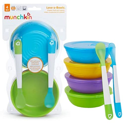Munchkin Love-a-Bowls 10 Piece Feeding Set from Munchkin