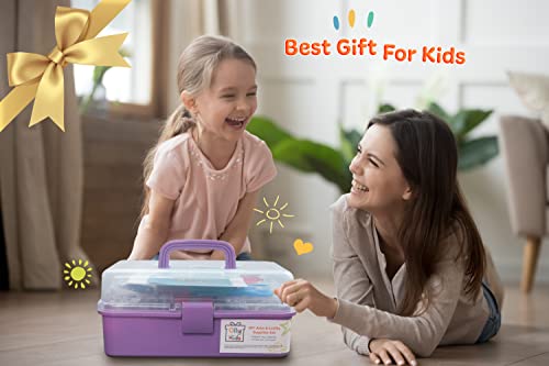 Olly Kids Arts and Crafts Supplies Set- 1000+ Pieces Giftable Craft Box for Kids: DIY Craft Supplies for Toddlers, School Project, and Homeschool by Olly Kids