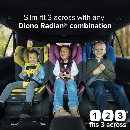 Diono 2020 Radian 3QX, 4-in-1 Convertible, Safe+ Engineering, 3 Stage Infant Protection, 10 Years 1 Car Seat, Fits 3 Across, Yellow Mineral by AmazonUs/SULY9