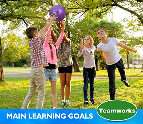 GSE Playground Balls, Premium Kickball Dodgeball Handball for Kids and Adults, Dodgeball Kick Balls Handball for Indoor & Outdoor Camps, Picnic and Schoolyard Games(Red, 10-Inch) from GSE Games & Sports Expert