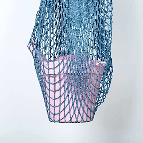 BLUE GINKGO Silicone Beach Toys - Beach Accessories for Kids - Travel Beach Bag, Sand Toy Molds, Shovel and Bucket Set - Baby Bath Water Play Toys, Toddler Outdoor Pool Summer Playset - 7pc (Pink) by BLUE GINKGO