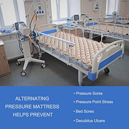 Marsdirw Bed Pad to Prevent Bed Sores Air Alternating Pressure Mattress Topper for Hospital Bed with Electric Quiet Pump System Colchon Antiescaras para Ancianos, Szie 36" x 78" x 3" from Funana Home Furnishing Culture Co., Ltd.