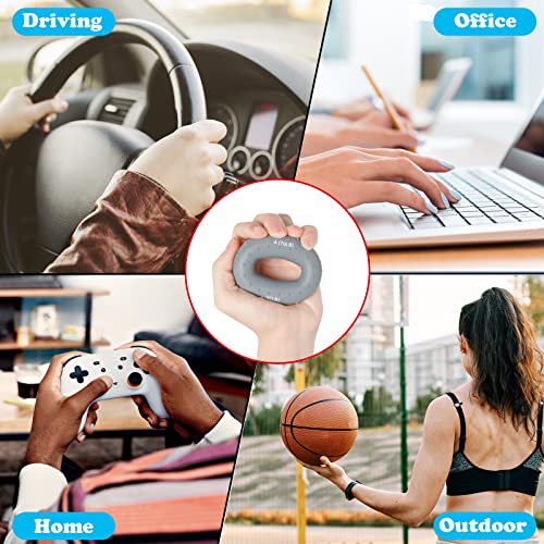 Hand Grip Strengthener, (30-80lbs), Hand Strengthener, Grip Strength Trainer, Hand Exercisers for Strength, Wrist Pain, Carpal Tunnel Relief, Stress Relief,Great for Athletes, Pianists, Therapy by Pnrskter