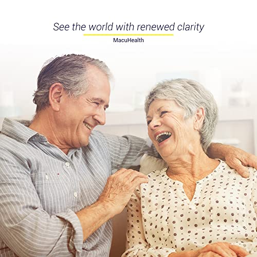 MacuHealth Triple Carotenoid Formula for Adults - Eye Vitamins Lutein and Zeaxanthin, Meso-Zeaxanthin for AMD and Dry Eyes - Complete Essentials Vitamin for Eyes (90 Softgels, 3 Month Supply) from MacuHealth, LLC