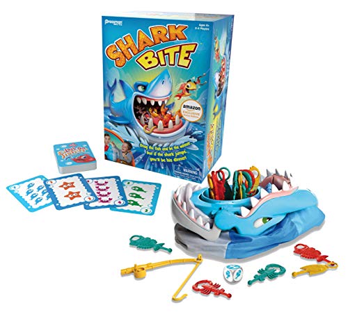 Shark Bite with Let's Go Fishin' Card Game (Amazon Exclusive) by Pressman by Pressman