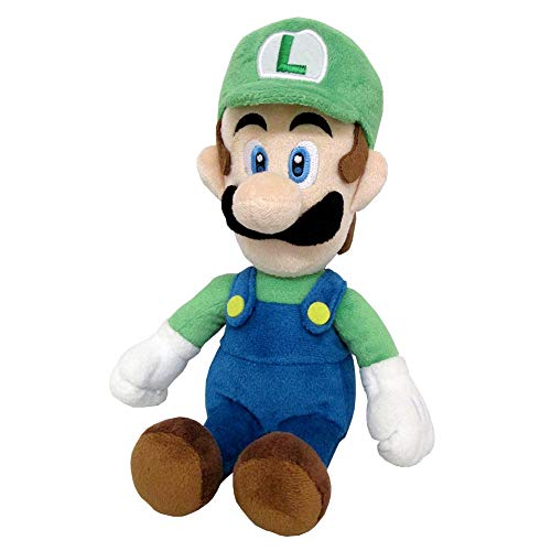 Little Buddy Super Mario All Star Collection 1415 Luigi Stuffed Plush, 10",Multi-Colored from JAPAX