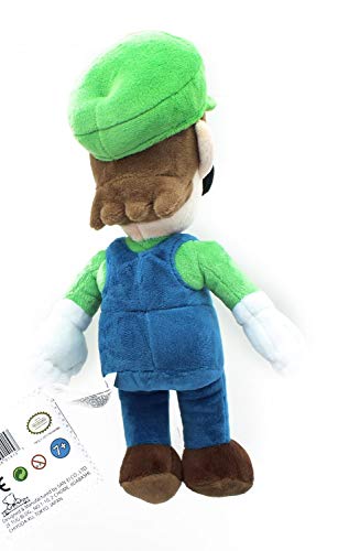 Little Buddy Super Mario All Star Collection 1415 Luigi Stuffed Plush, 10",Multi-Colored from JAPAX