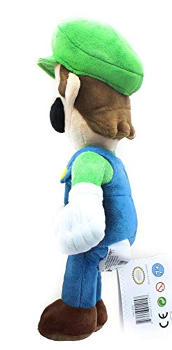 Little Buddy Super Mario All Star Collection 1415 Luigi Stuffed Plush, 10",Multi-Colored from JAPAX