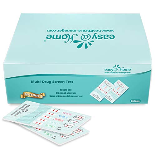 200 Pack Easy@Home 10 Panel Instant Drug Test Kits - Testing Marijuana (THC), COC, OPI 2000, AMP,BAR,BZO,MET/mAMP, MTD, OXY,PCP - Urine Dip Drug Testing - #EDOAP-4104 by Easy@Home